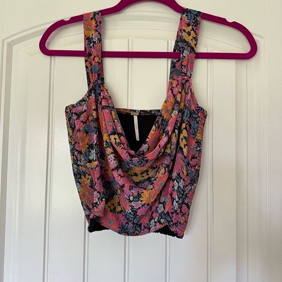 Dark Floral Free People Endless Love Tank - Picture 6 of 8